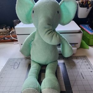 Clould Island Mint Green Elephant Plush Toy